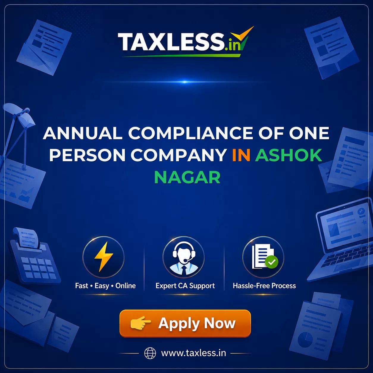 Annual Compliance Of One Person Company in Ashok Nagar