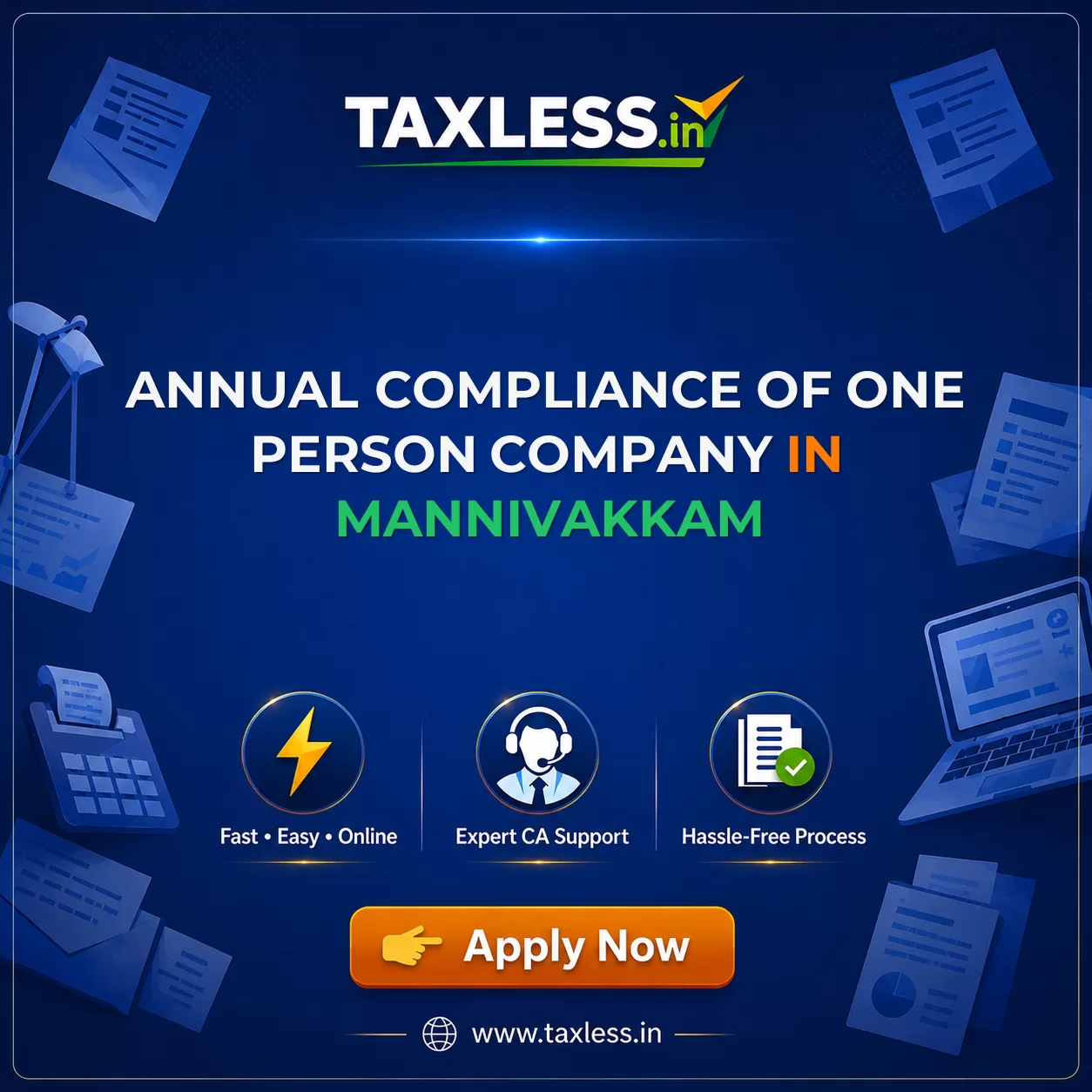 Annual Compliance Of One Person Company in Mannivakkam