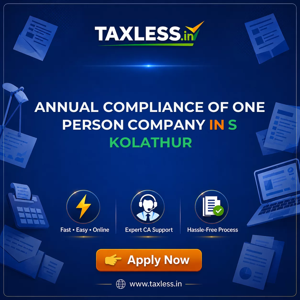 Annual Compliance Of One Person Company in S Kolathur