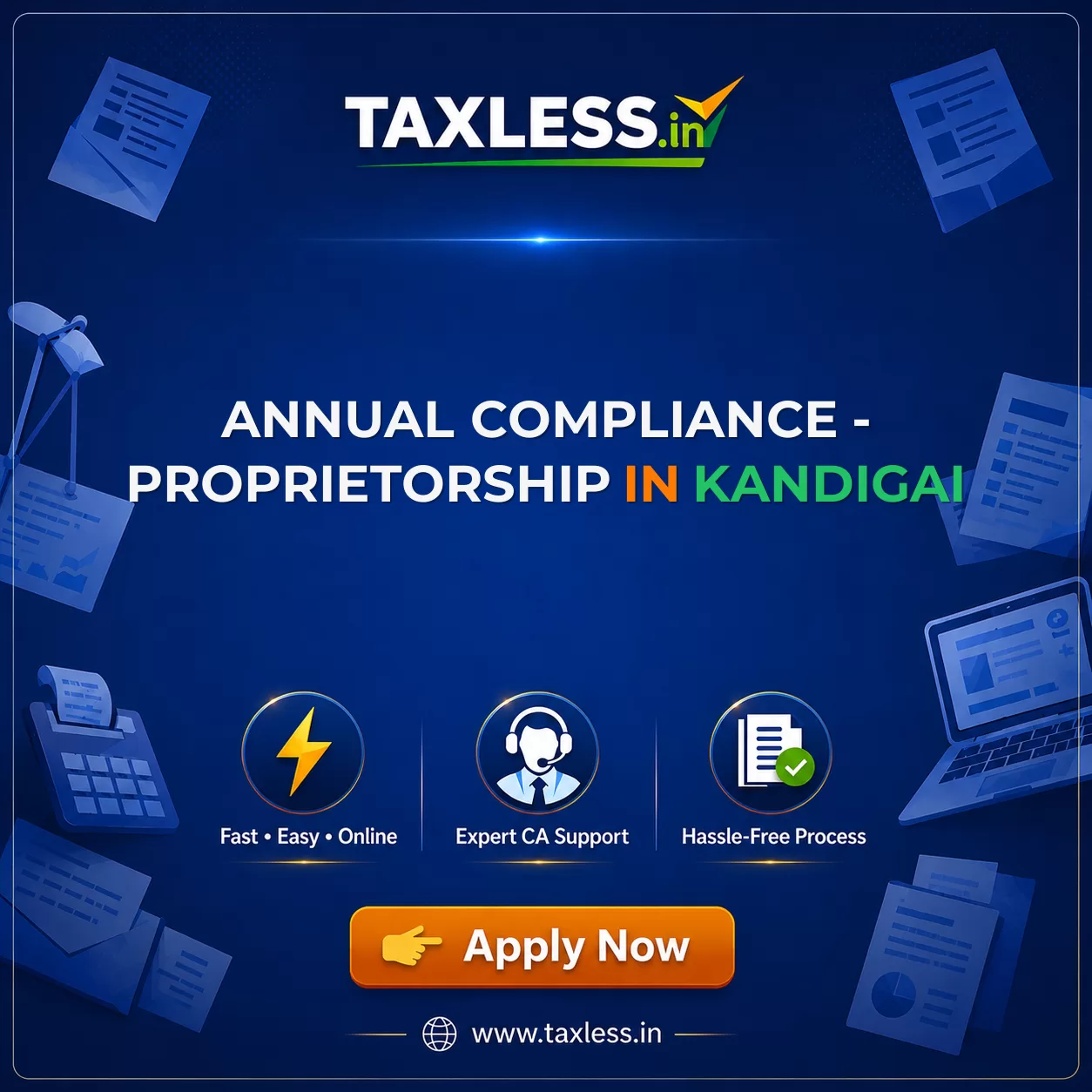 Annual Compliance - Proprietorship in Kandigai