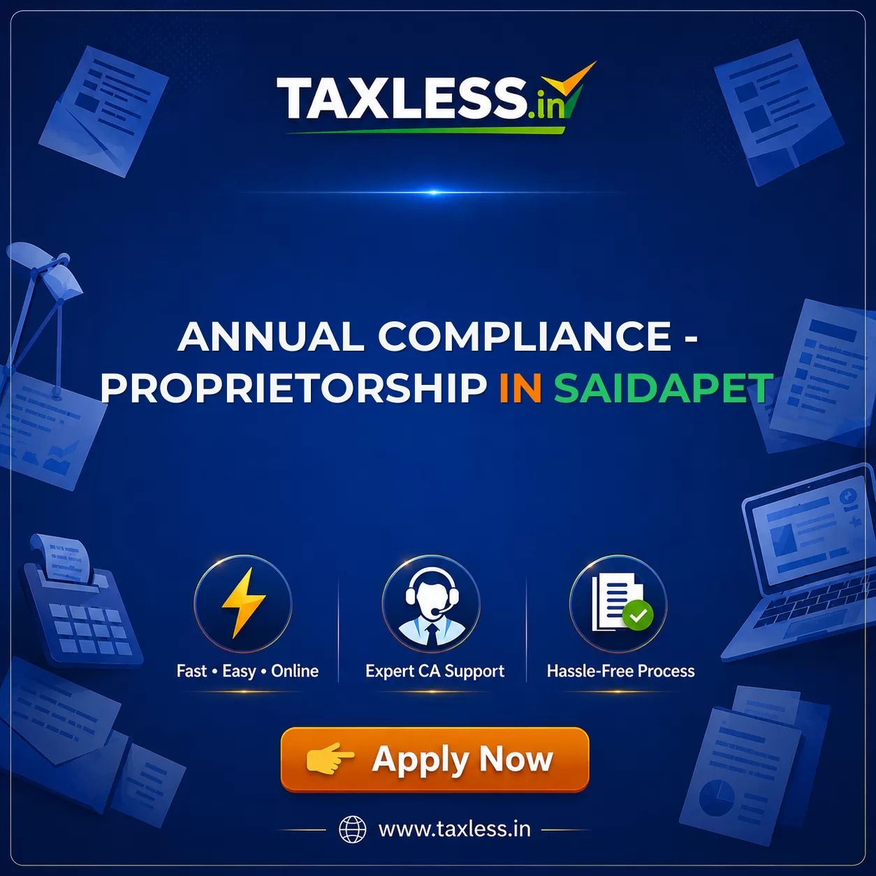 Annual Compliance - Proprietorship in Saidapet