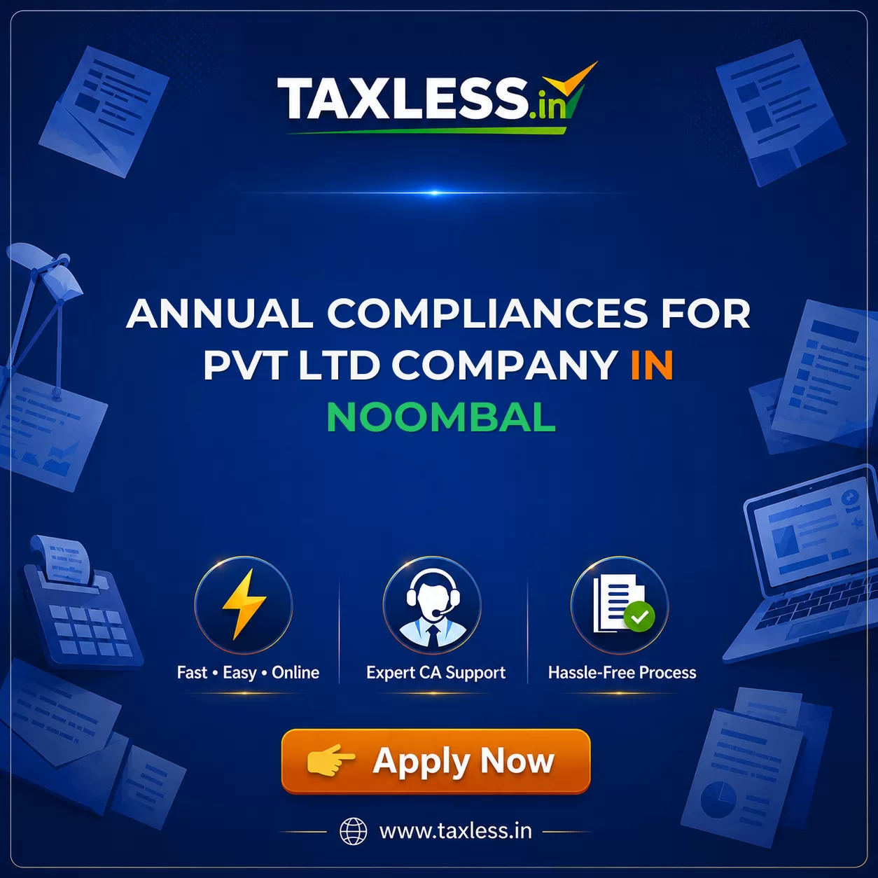 Annual Compliances For Pvt Ltd Company in Noombal