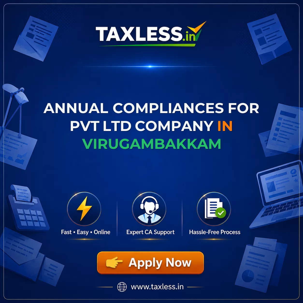 Annual Compliances For Pvt Ltd Company in Virugambakkam