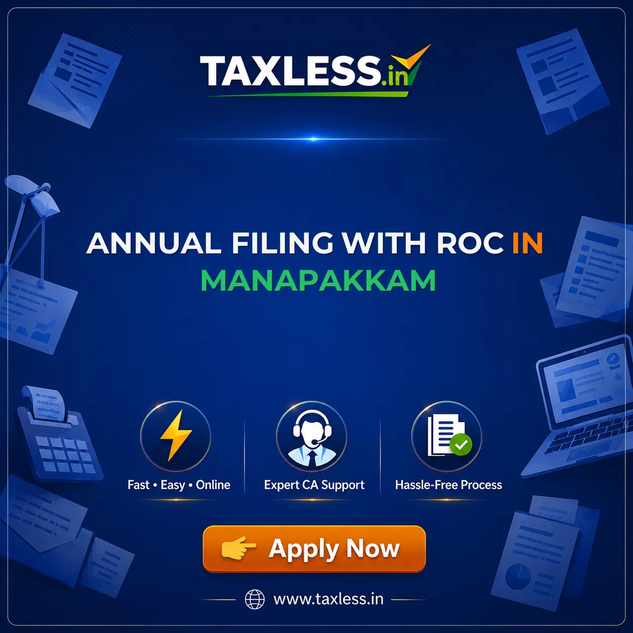 Annual Filing With ROC in Manapakkam