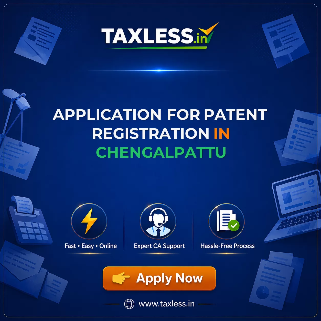 Application For Patent Registration in Chengalpattu