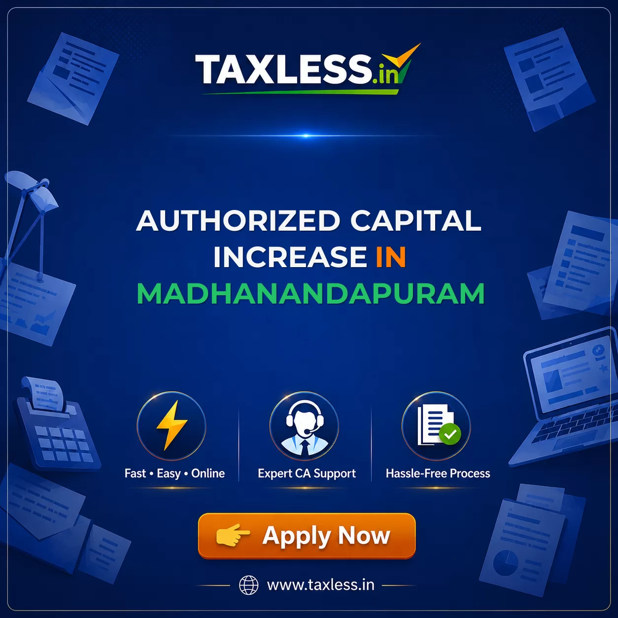 Authorized Capital Increase in Madhanandapuram
