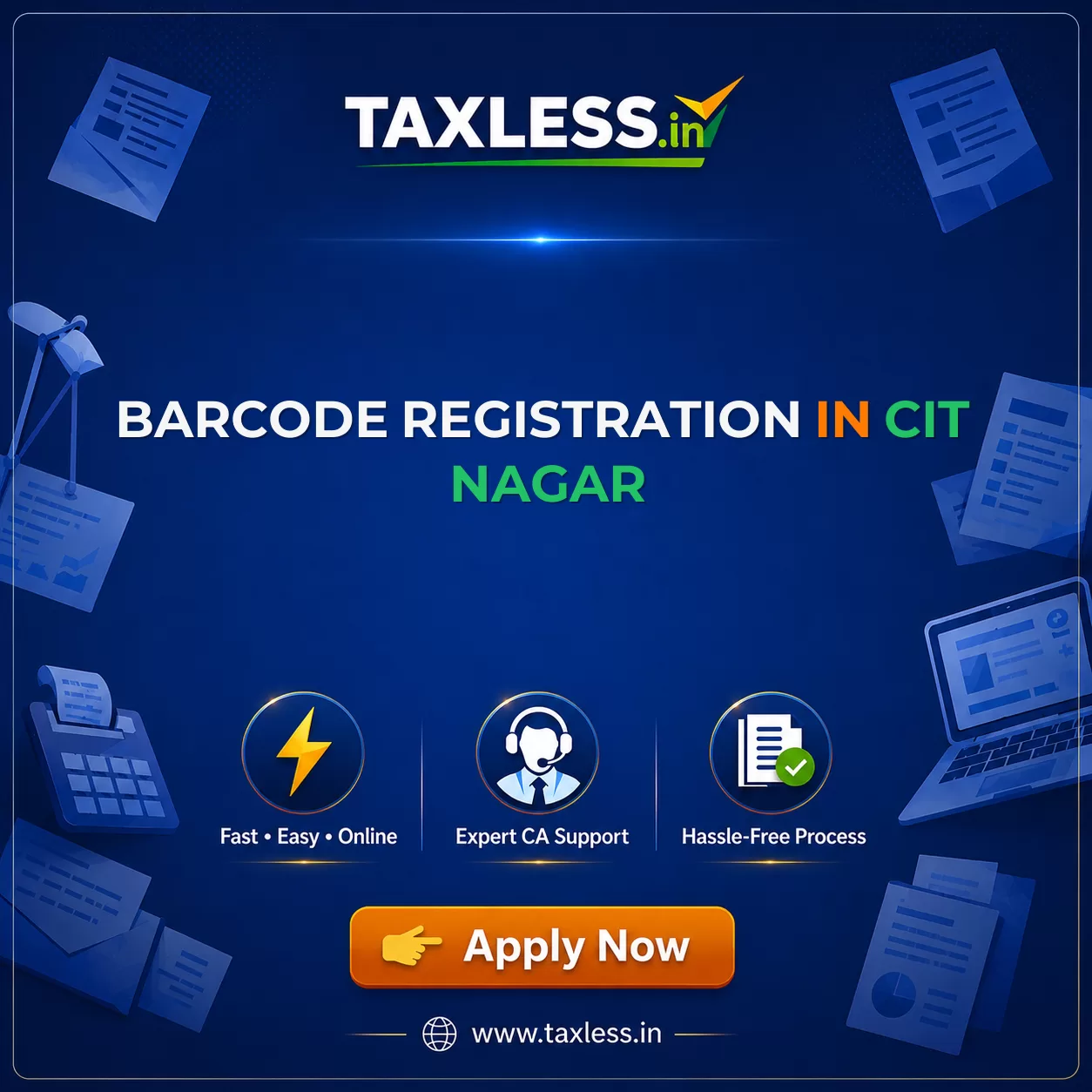 Barcode Registration in Cit Nagar