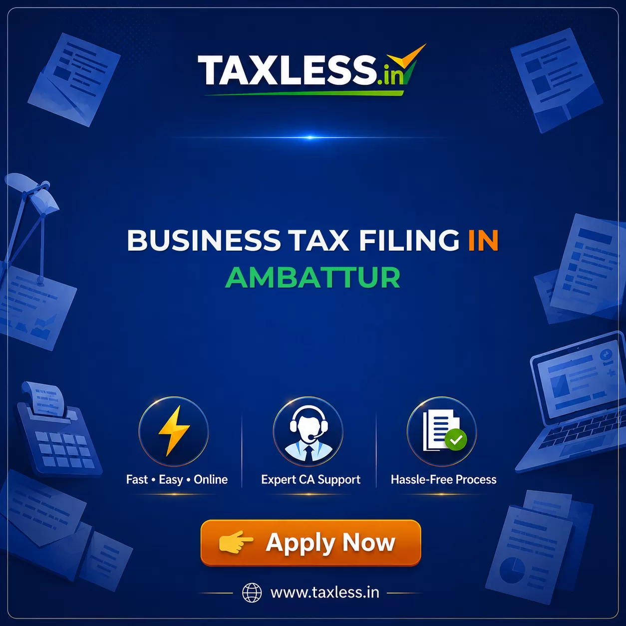 Business Tax Filing in Ambattur