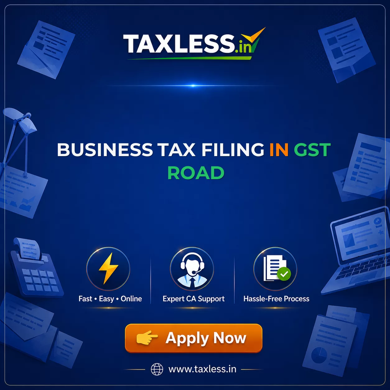 Business Tax Filing in Gst Road