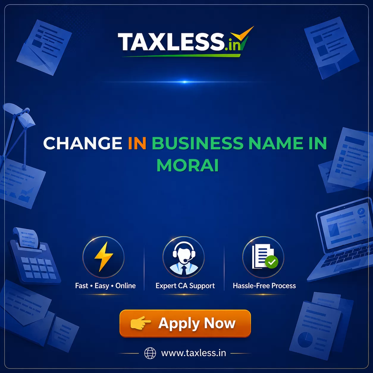 Change In Business Name in Morai