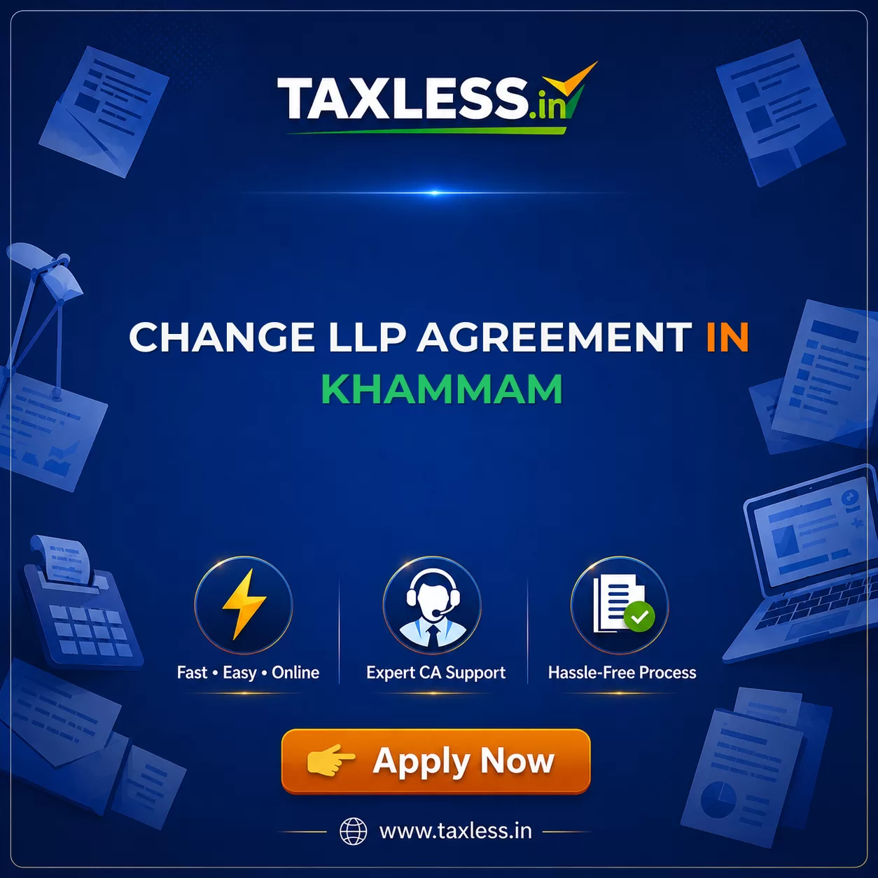 Change LLP Agreement in Khammam