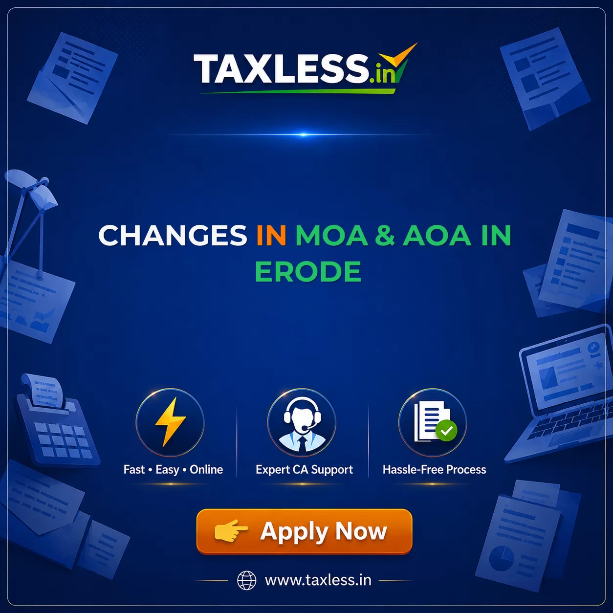 Changes In MoA & AoA in Erode