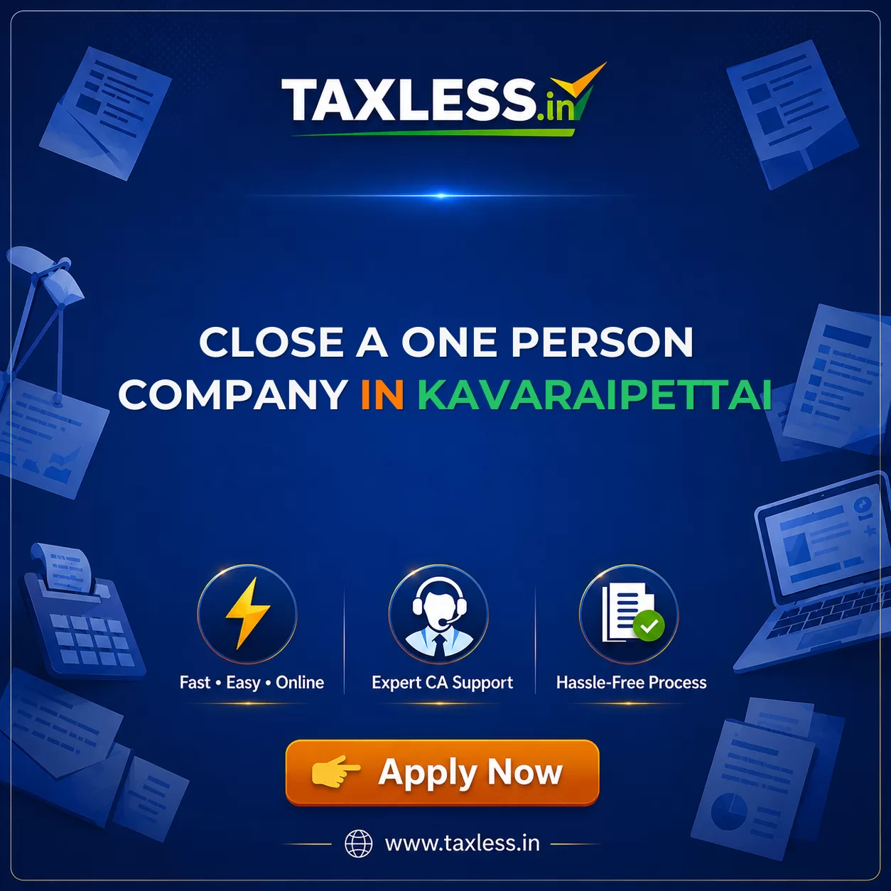 Close A One Person Company in Kavaraipettai