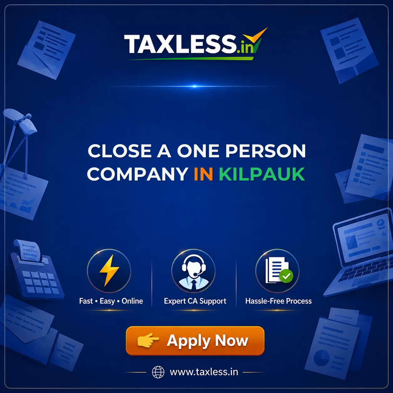 Close A One Person Company in Kilpauk