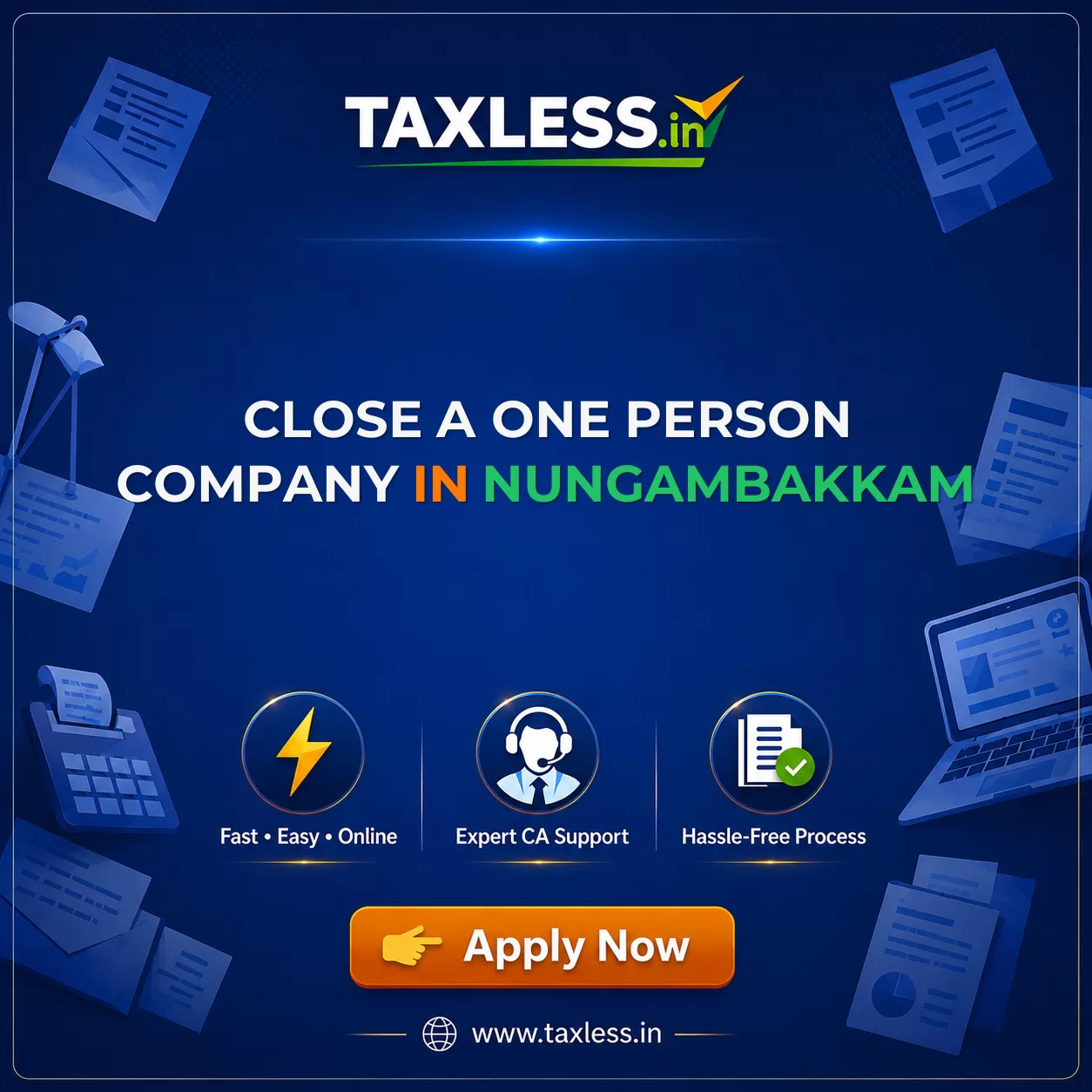 Close A One Person Company in Nungambakkam
