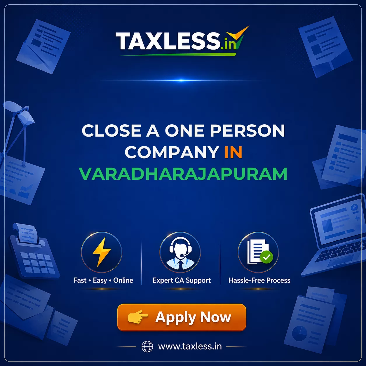 Close A One Person Company in Varadharajapuram