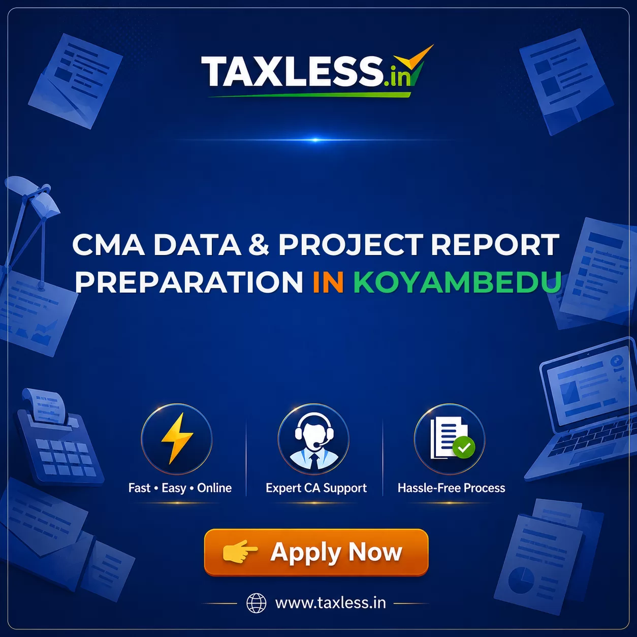 CMA Data & Project Report Preparation in Koyambedu