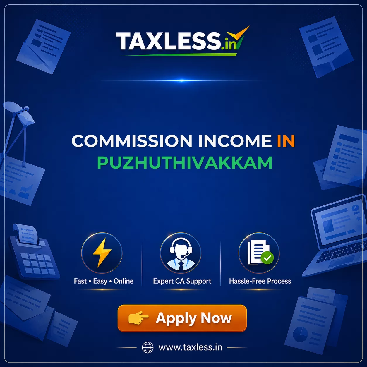 Commission Income in Puzhuthivakkam