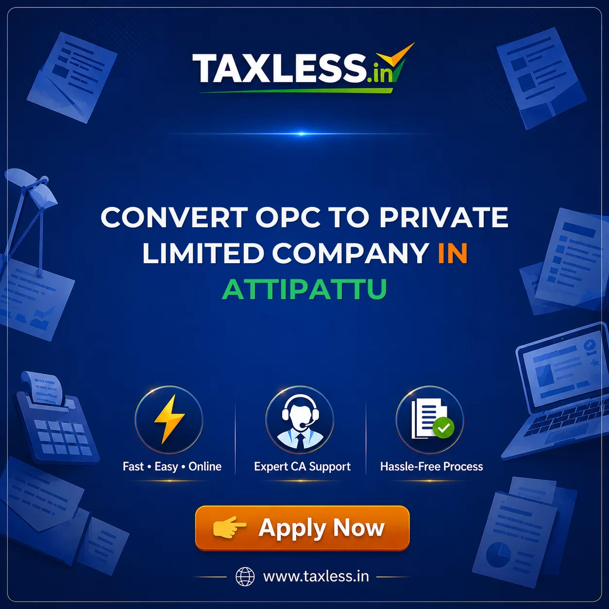 Convert OPC To Private Limited Company in Attipattu