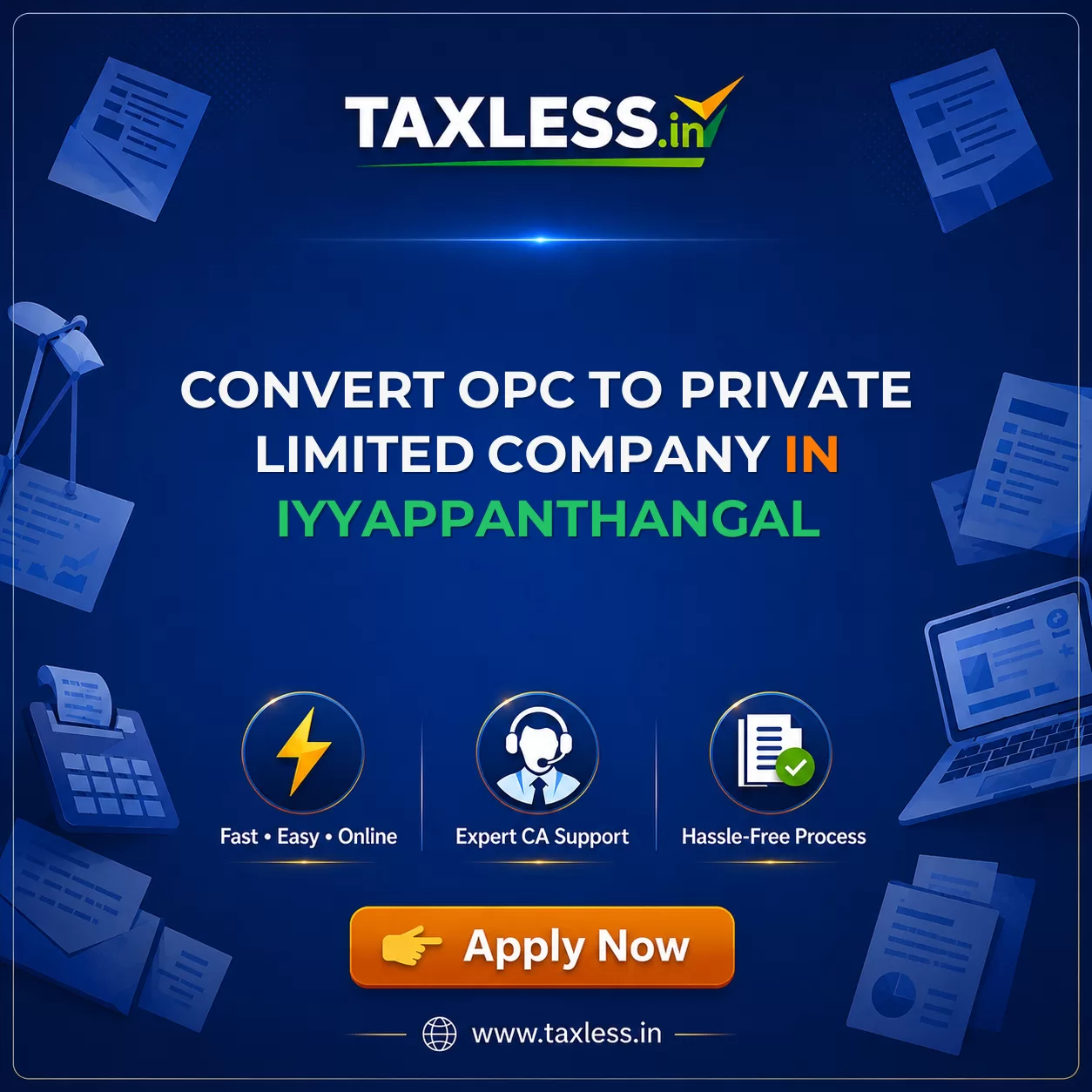 Convert OPC To Private Limited Company in Iyyappanthangal