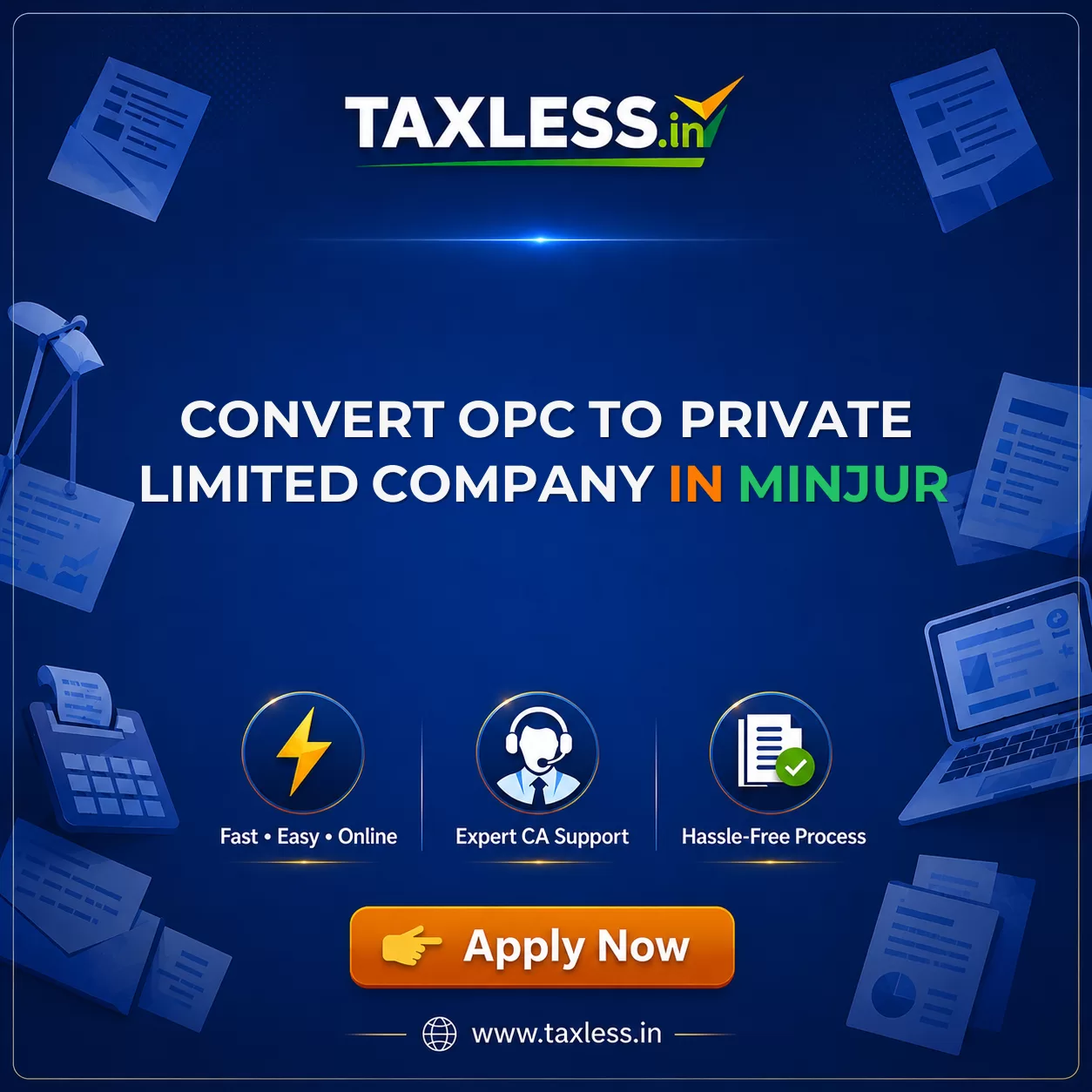 Convert OPC To Private Limited Company in Minjur