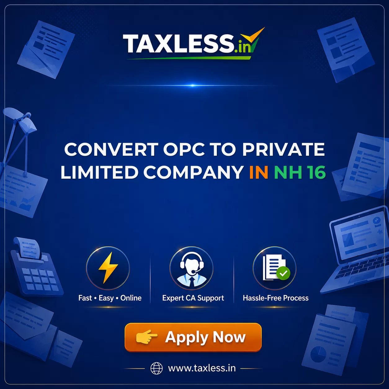 Convert OPC To Private Limited Company in Nh 16