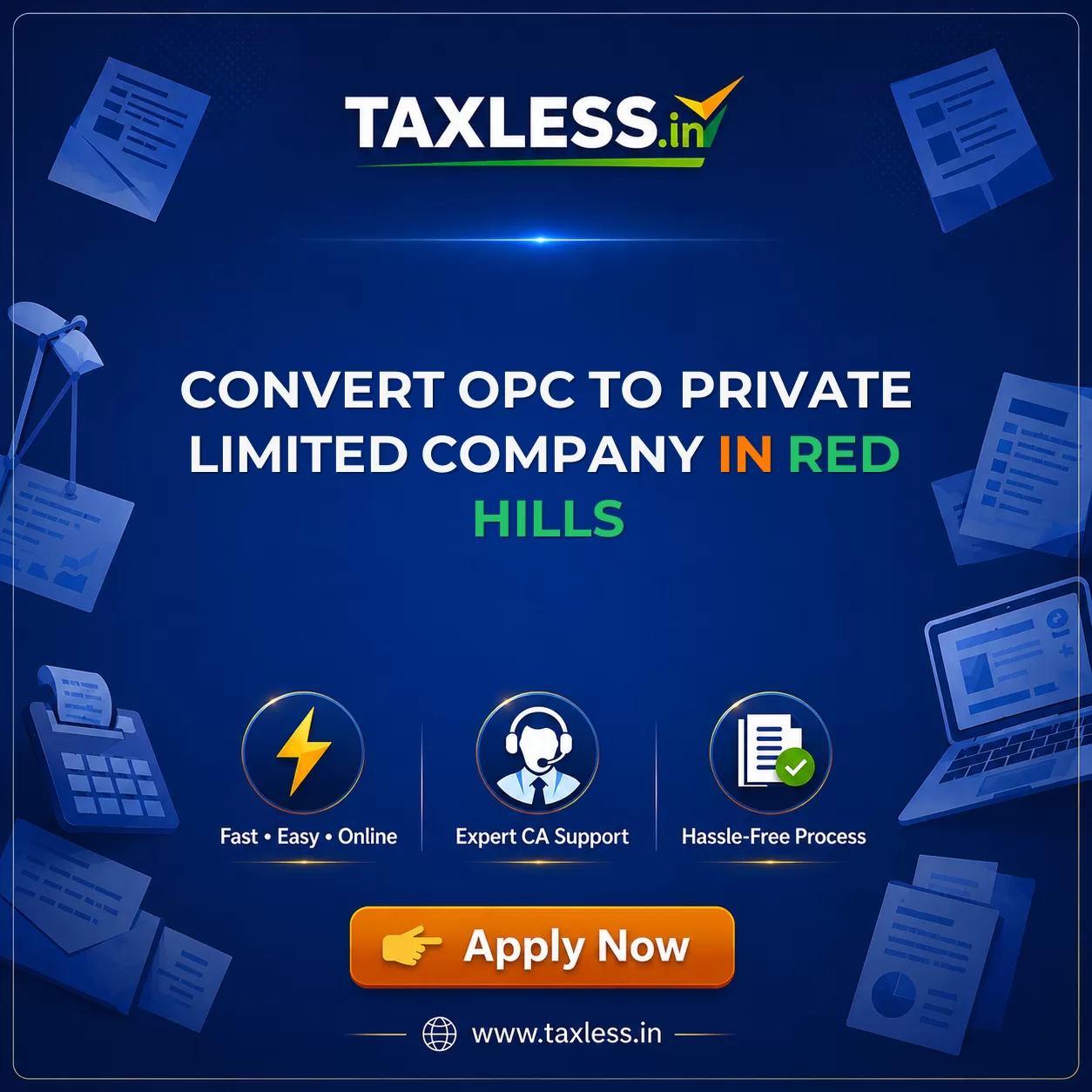 Convert OPC To Private Limited Company in Red Hills