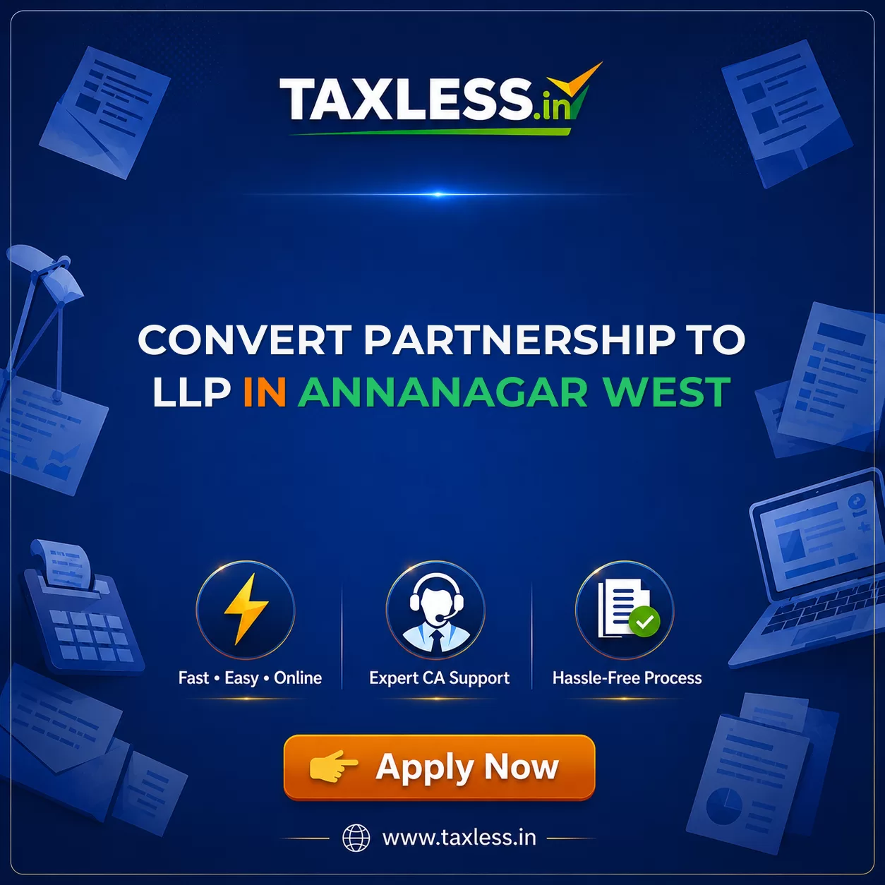 Convert Partnership To LLP in Annanagar West