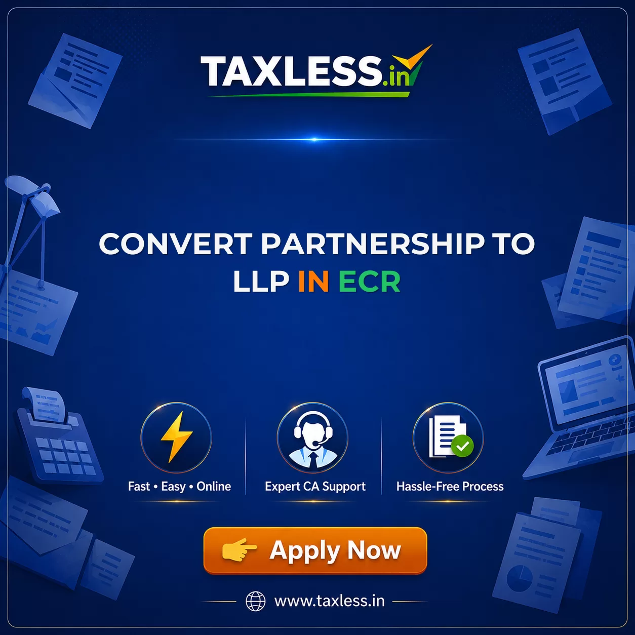 Convert Partnership To LLP in Ecr