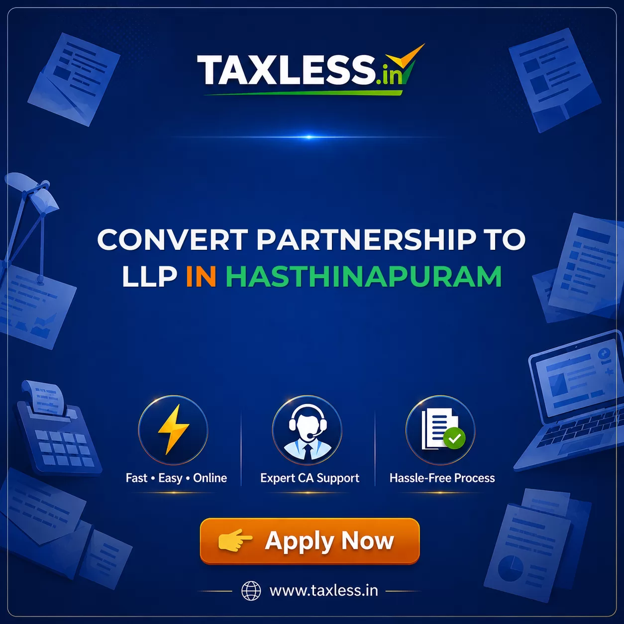 Convert Partnership To LLP in Hasthinapuram