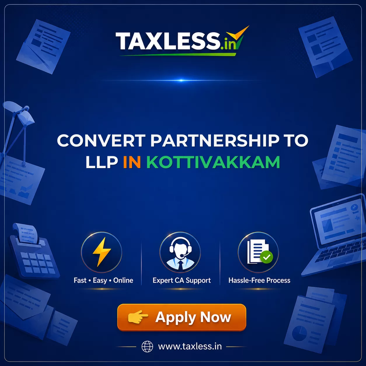 Convert Partnership To LLP in Kottivakkam
