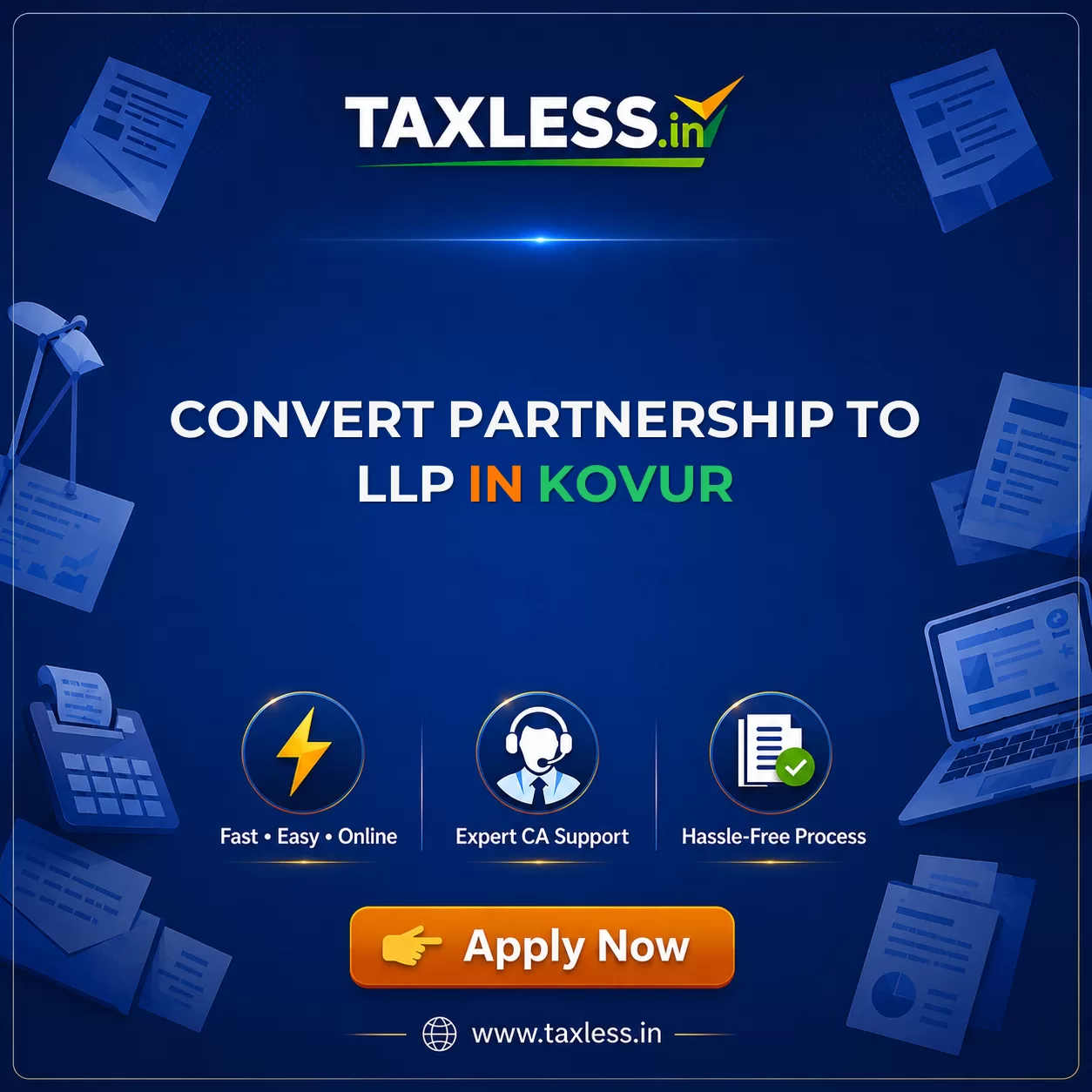 Convert Partnership To LLP in Kovur