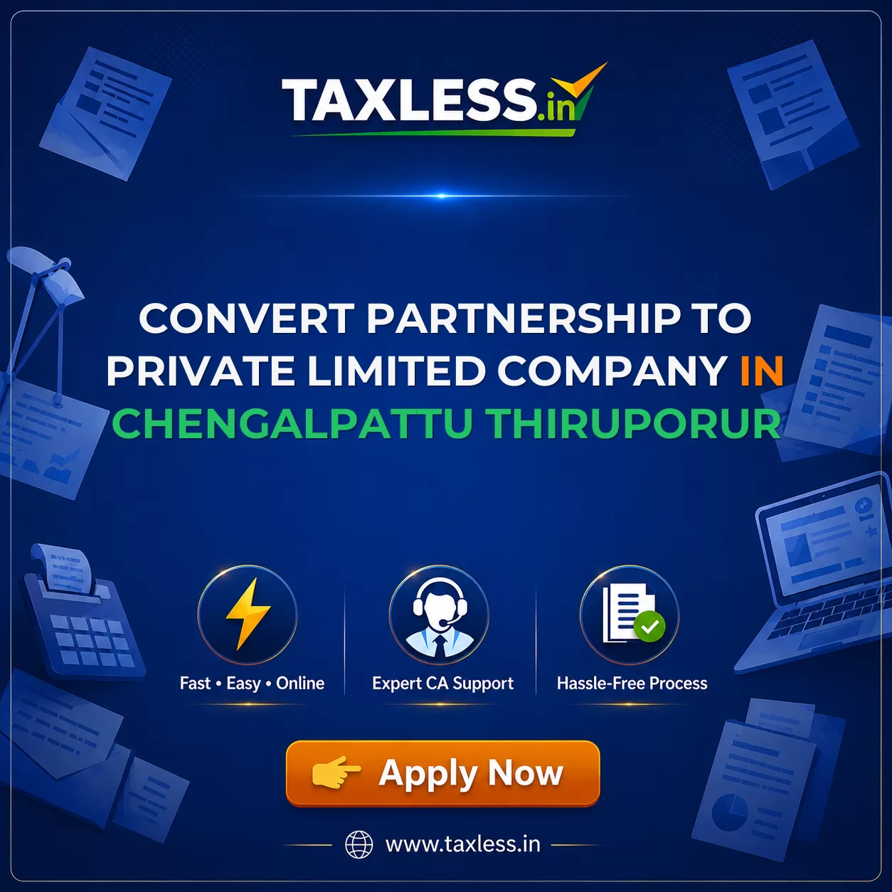 Convert Partnership To Private Limited Company in Chengalpattu Thiruporur