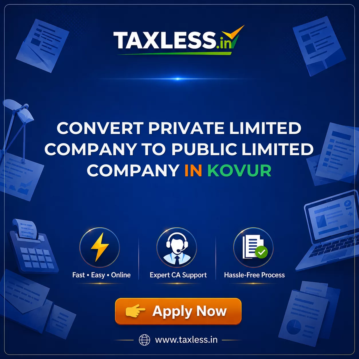 Convert Private Limited Company To Public Limited Company in Kovur