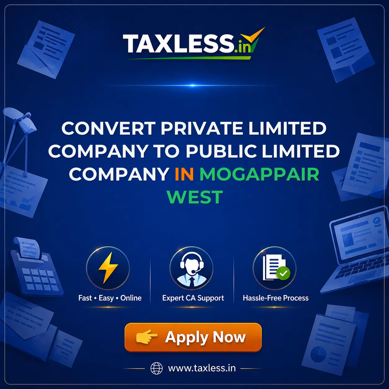 Convert Private Limited Company To Public Limited Company in Mogappair West