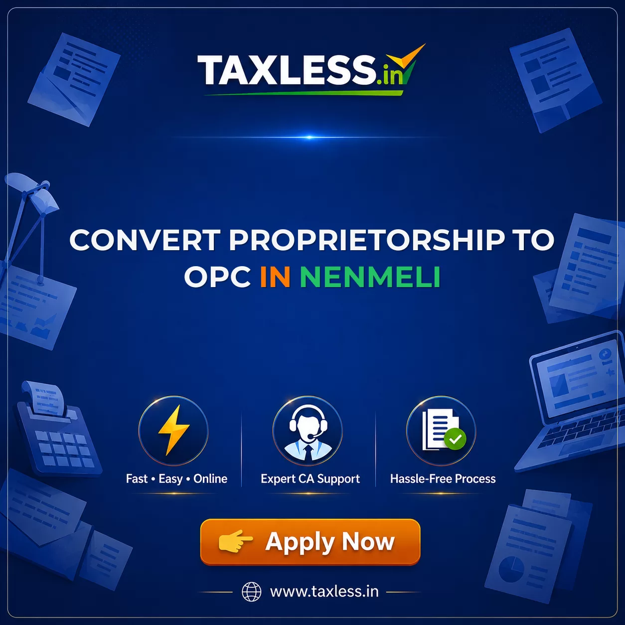 Convert Proprietorship To OPC in Nenmeli