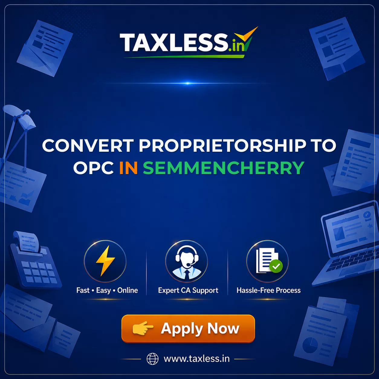 Convert Proprietorship To OPC in Semmencherry