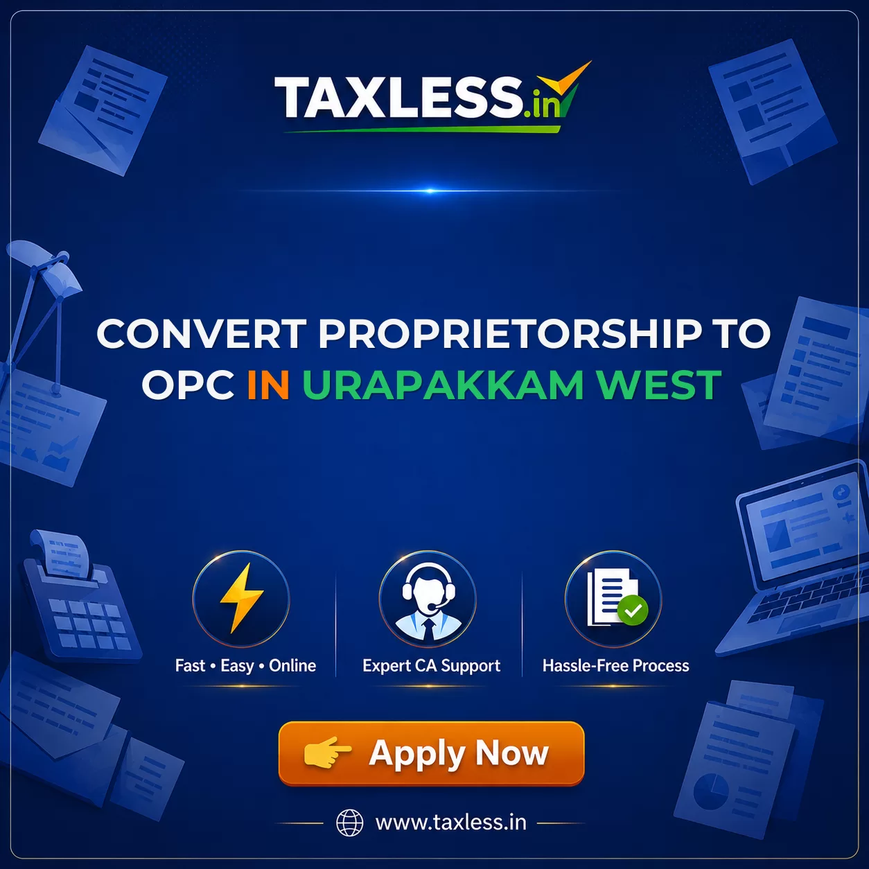 Convert Proprietorship To OPC in Urapakkam West
