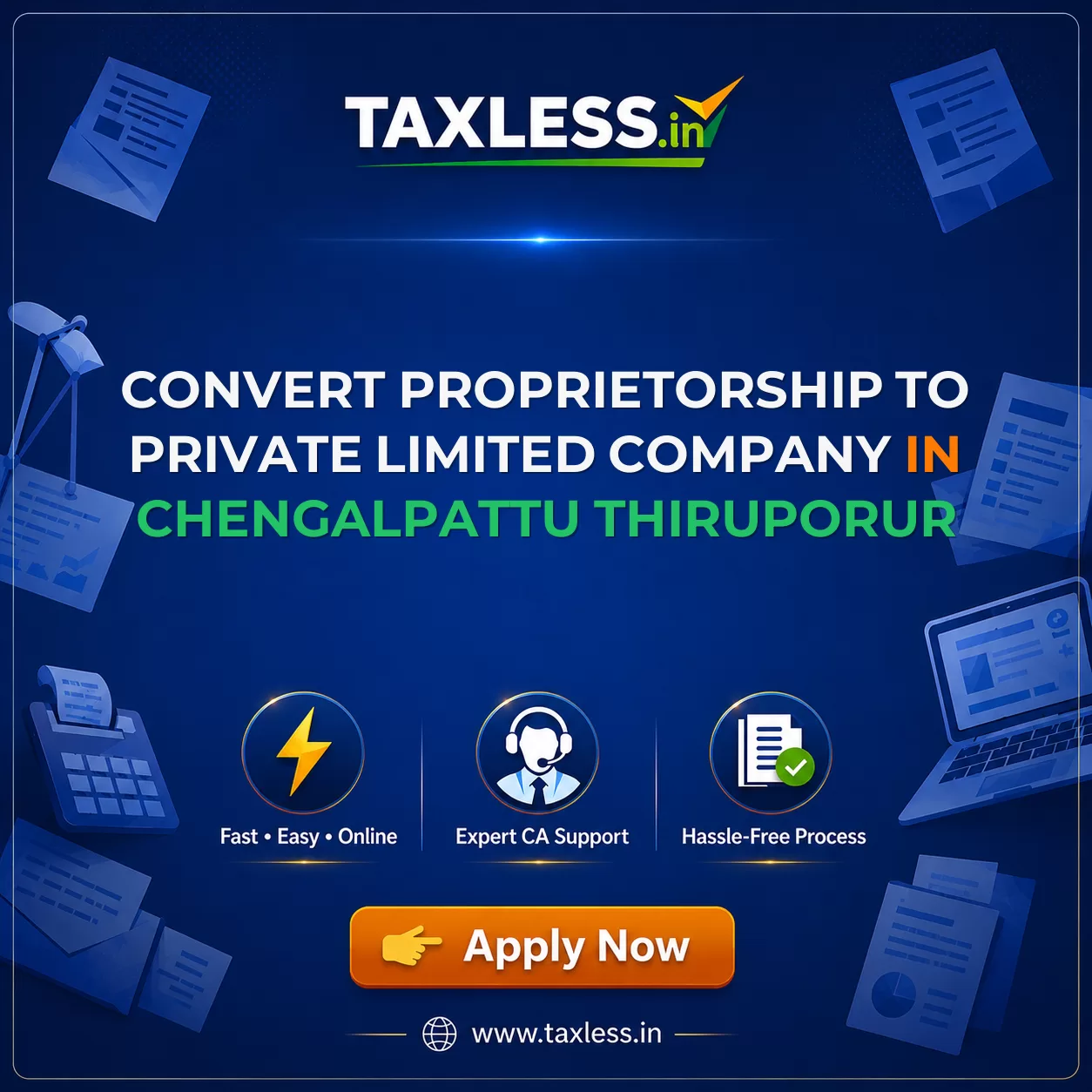 Convert Proprietorship To Private Limited Company in Chengalpattu Thiruporur