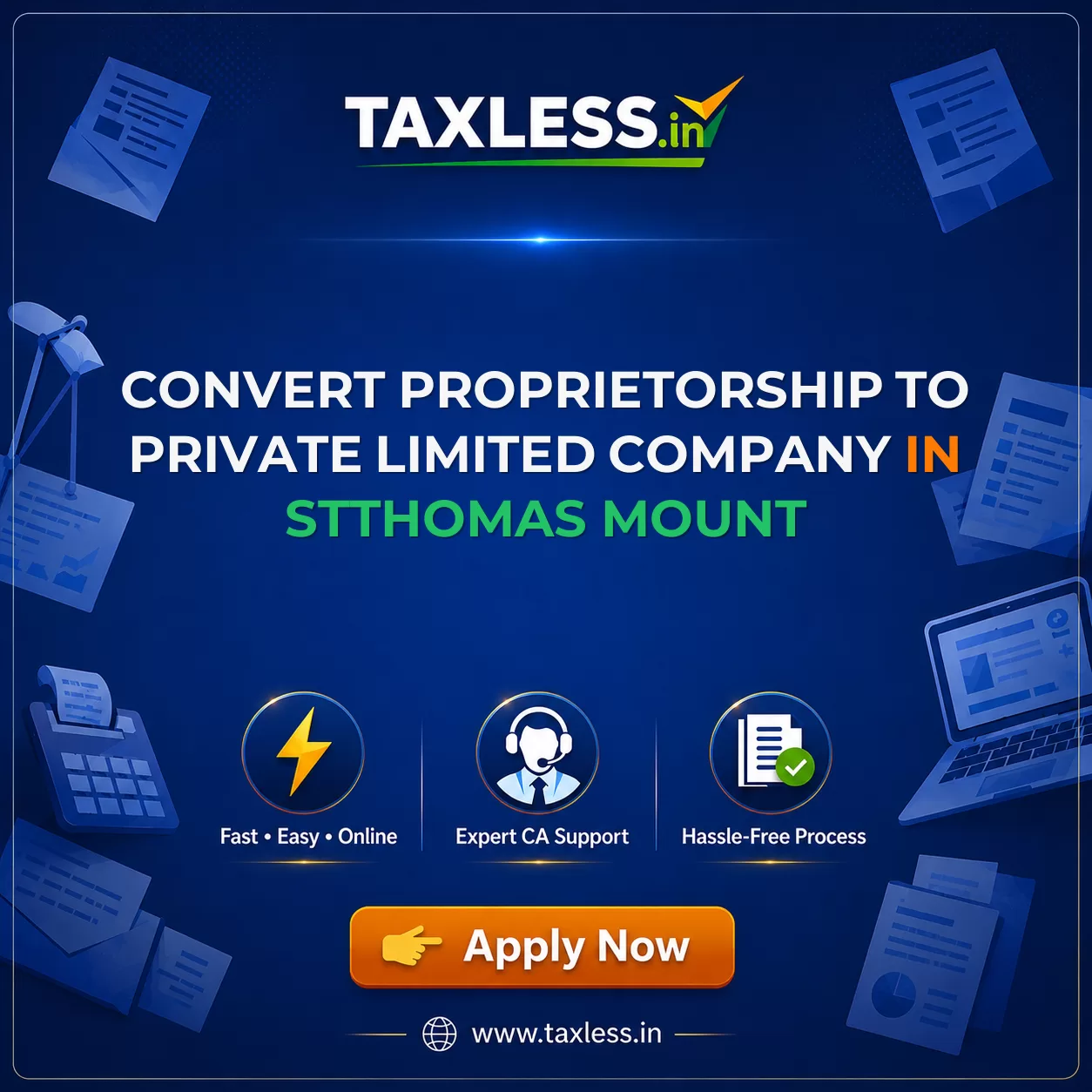 Convert Proprietorship To Private Limited Company in Stthomas Mount