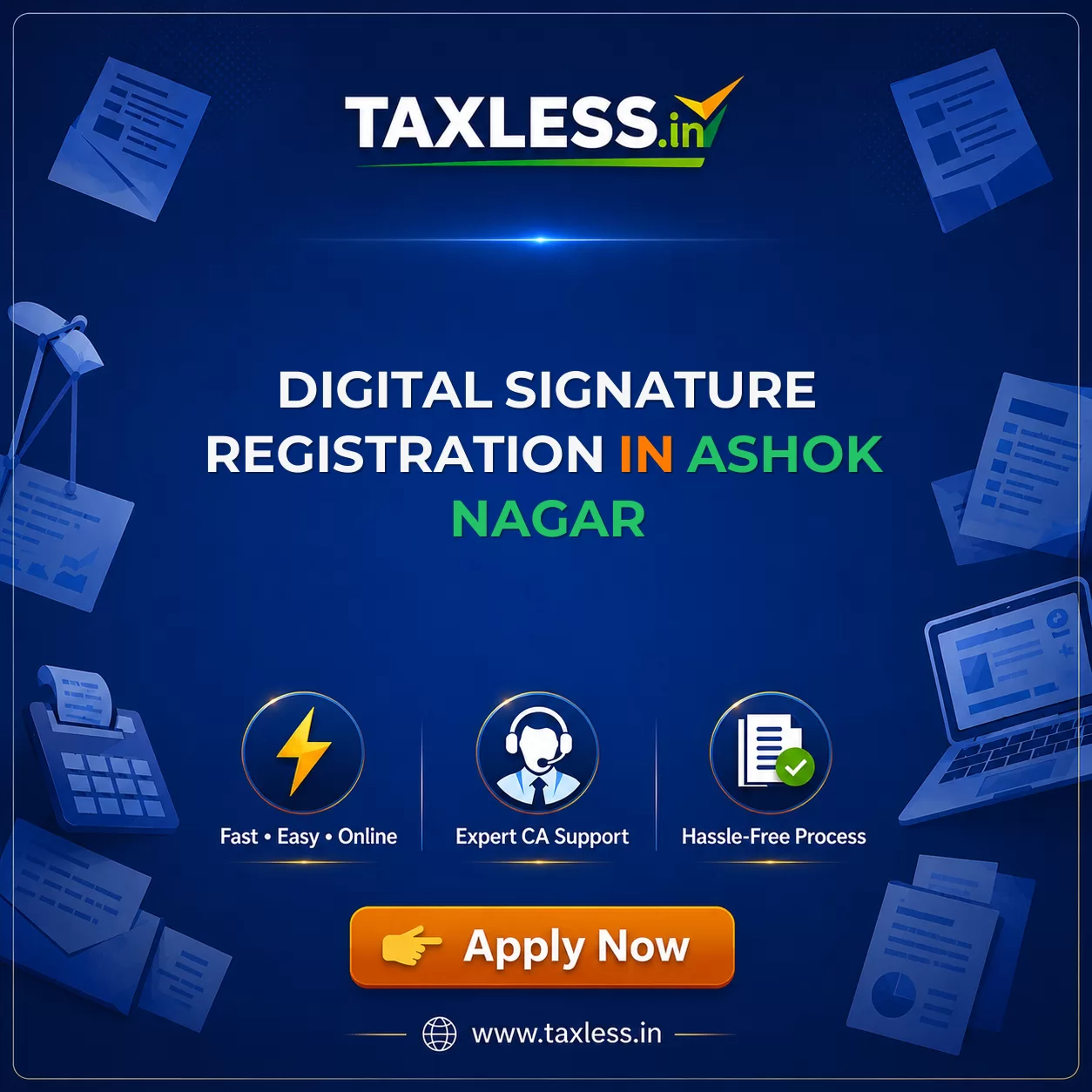 Digital Signature Registration in Ashok Nagar