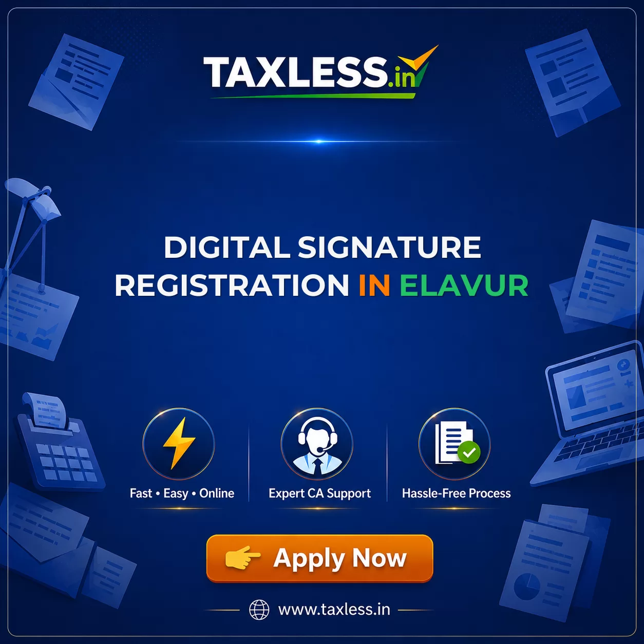 Digital Signature Registration in Elavur