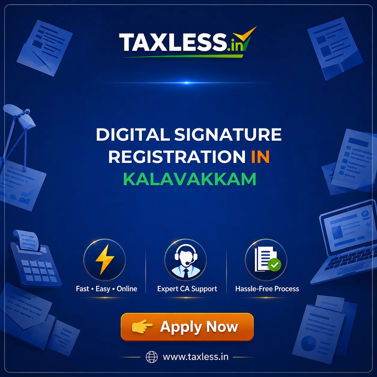 Digital Signature Registration in Kalavakkam