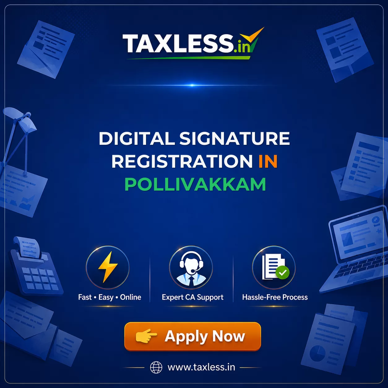 Digital Signature Registration in Pollivakkam