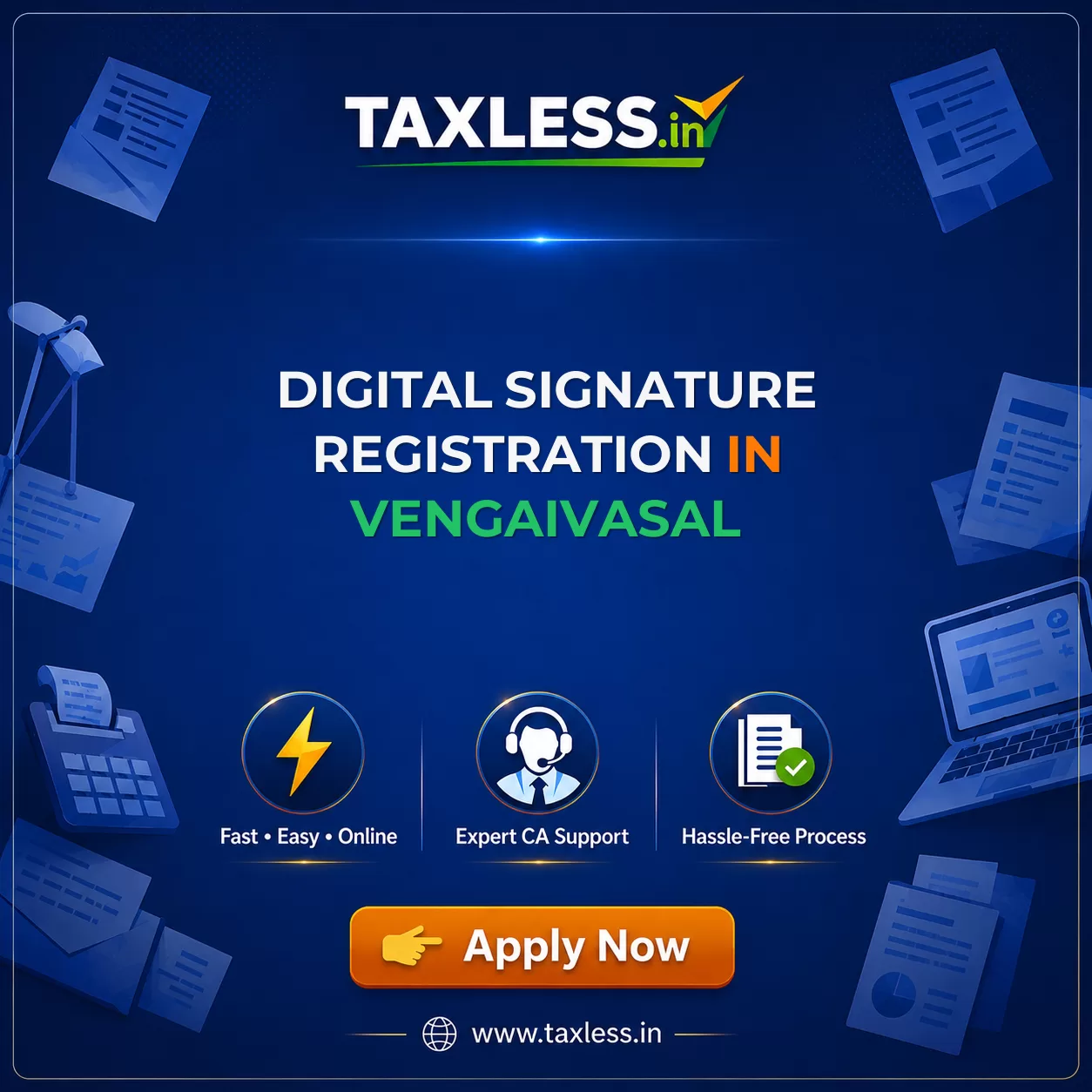 Digital Signature Registration in Vengaivasal