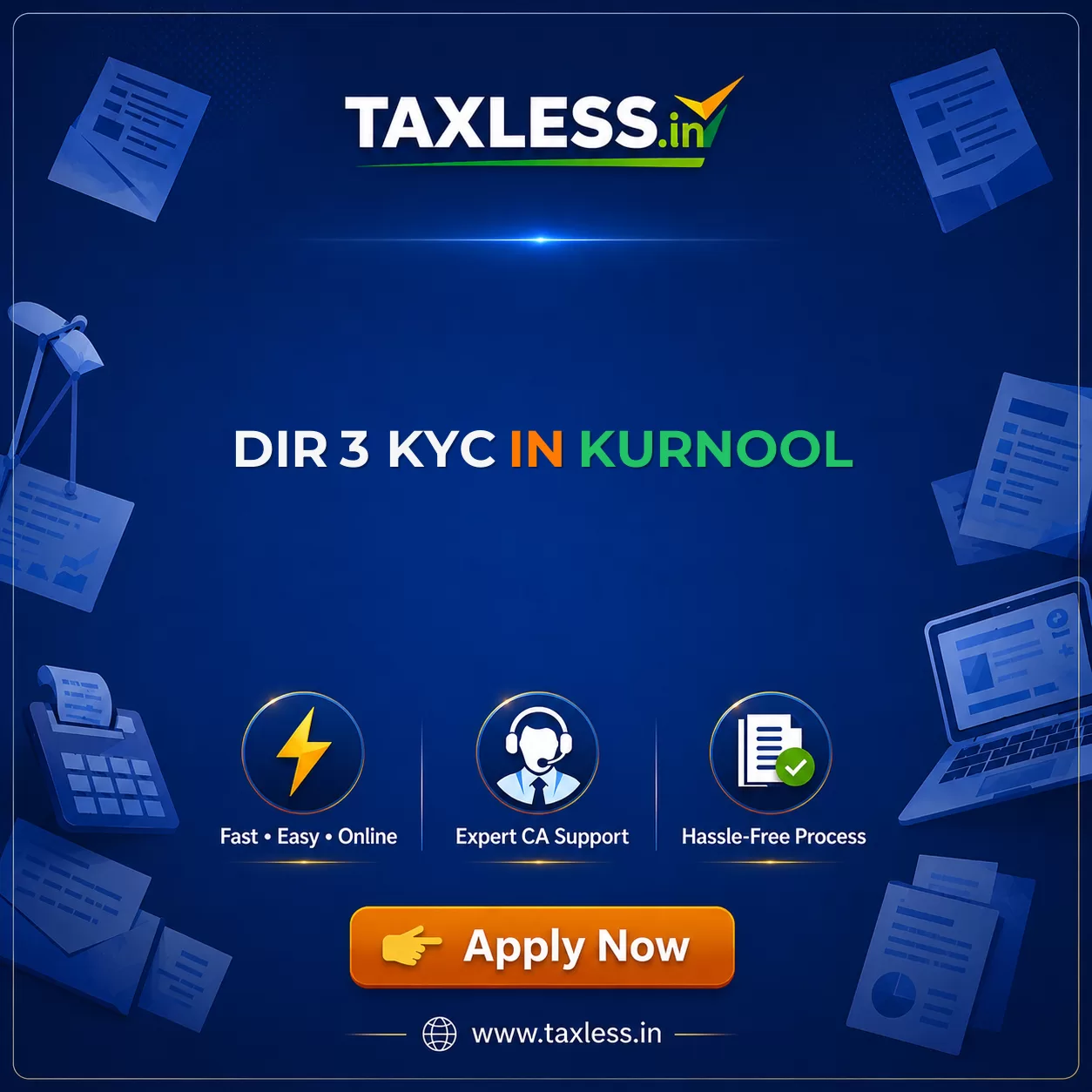 DIR 3 KYC in Kurnool