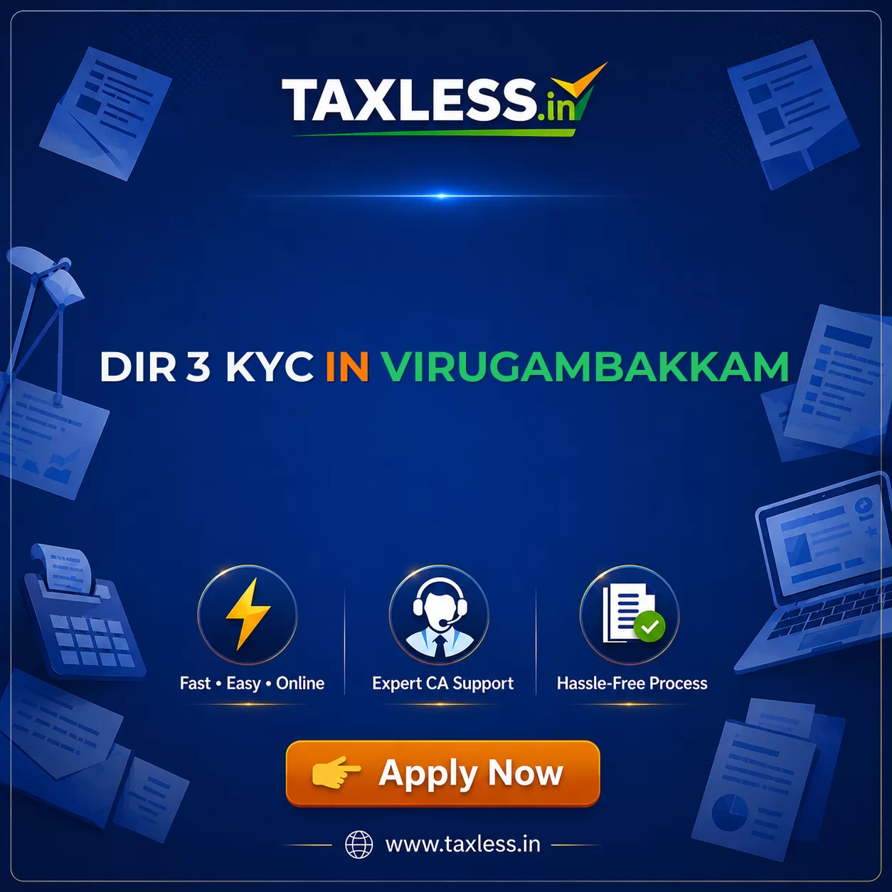 DIR 3 KYC in Virugambakkam