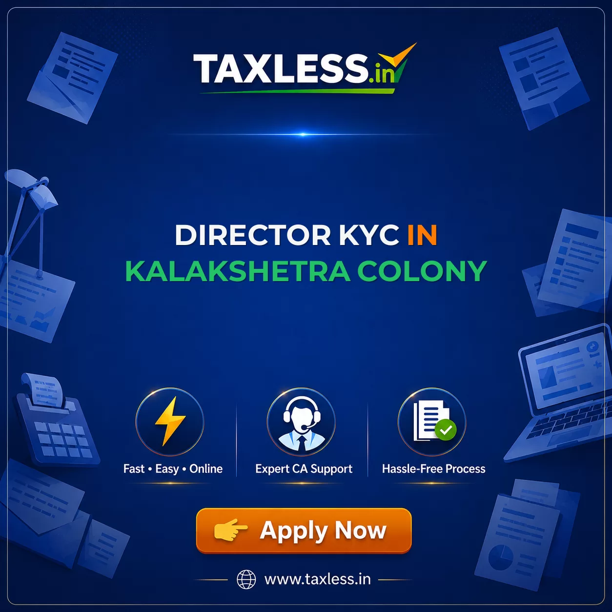 Director KYC in Kalakshetra Colony