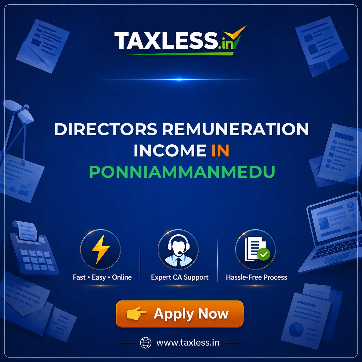 Directors Remuneration Income in Ponniammanmedu
