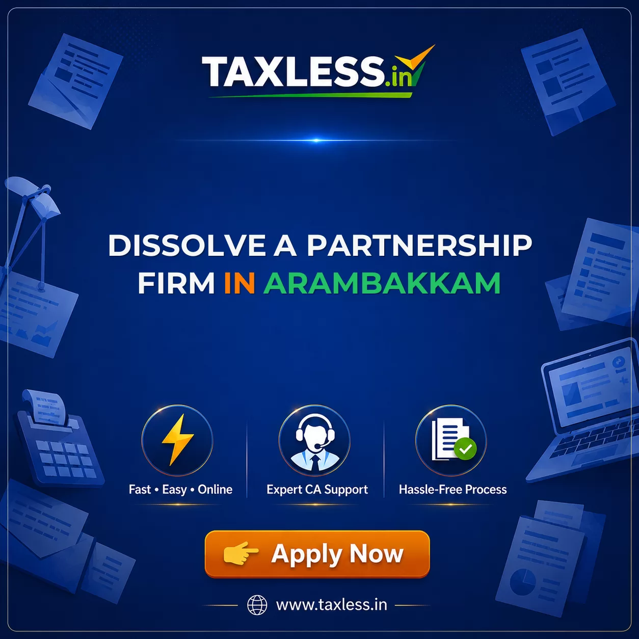 Dissolve A Partnership Firm in Arambakkam